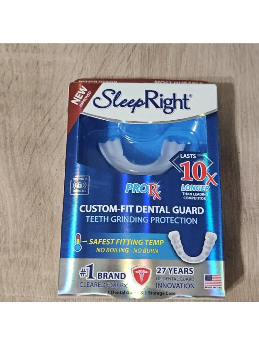 SleepRight Prorox Custom-Fit Dental Guard Nighttime Teeth Grinding Protection